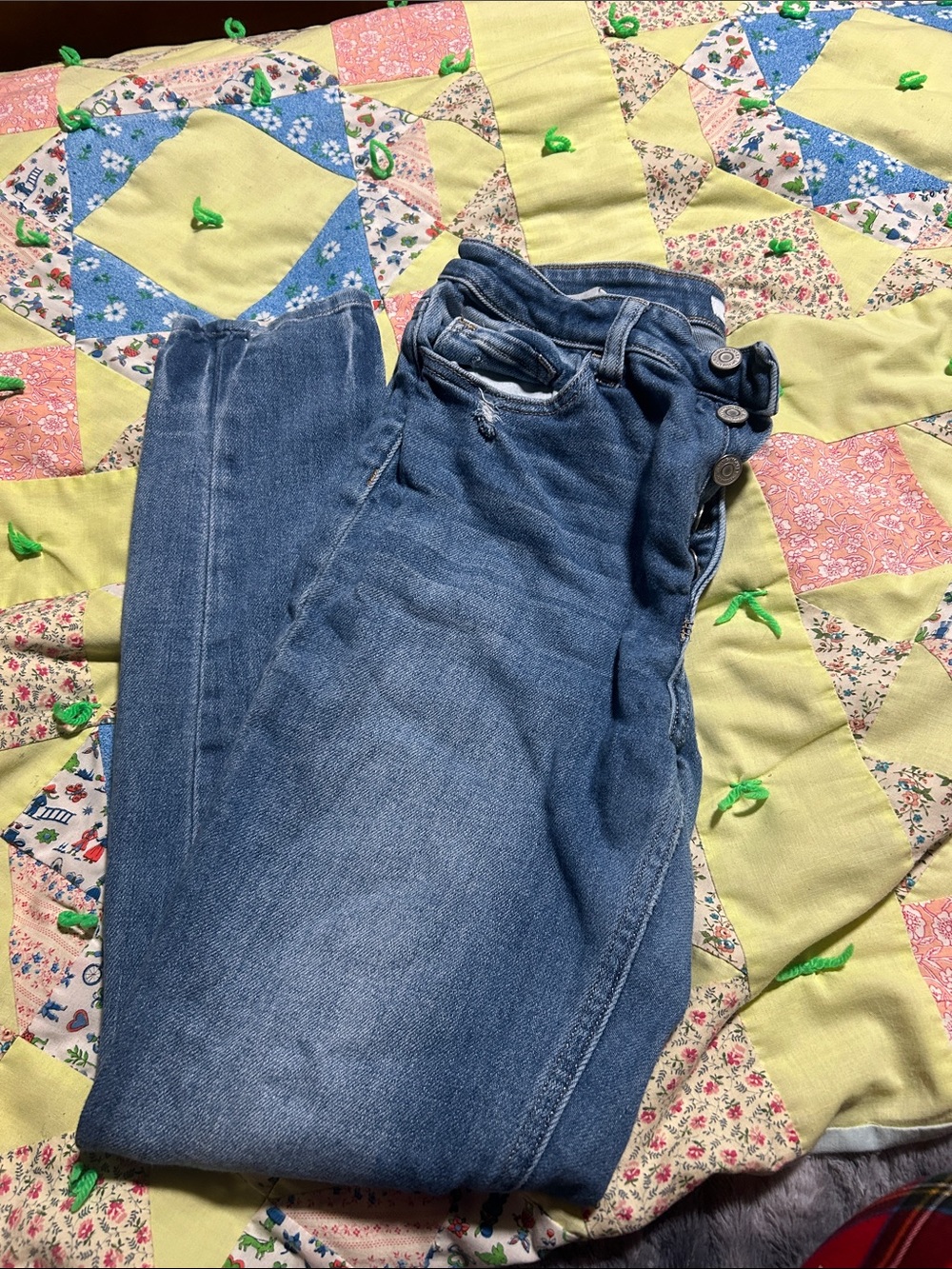 Women's High-Rise Blue Denim Jeans